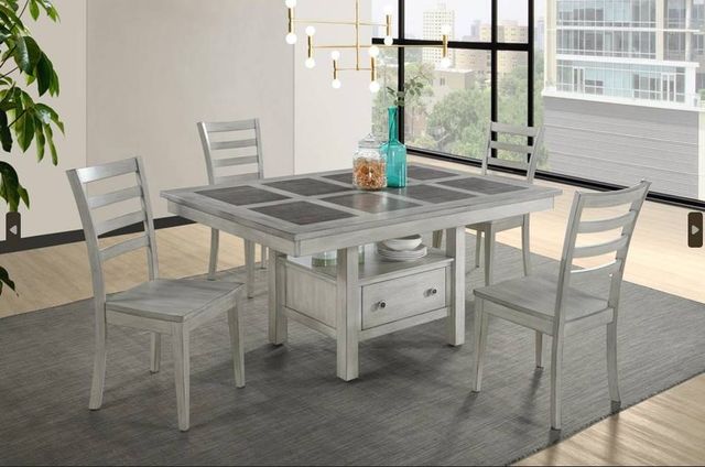 Urban Styles Furniture Arlington 5-Piece Smoke Gray Dining Set-3