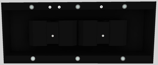 Vent-A-Hood® 66" Black Contemporary Island Range Hood-2