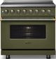 Viking® 5 Series 36" Martini Pro Style Induction Range with Brushed Brass Trim-3