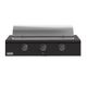 Caliber™ Rockwell Social 48" 3-Burner Ultra Matte Black Built-In Natural Gas Grill with Pewter Hardware-1
