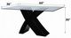 ACME Furniture Pervis Clear Dining Table with Black Base-2