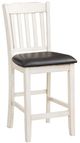 Homelegance® Kiwi Dark Brown/Whitewash Counter Chair-0
