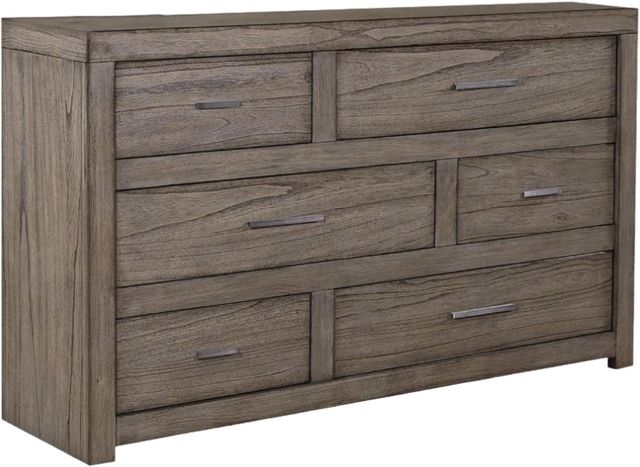 aspenhome® Modern Loft Graystone 6-Drawer Dresser-0