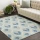 Surya Harput Blue 2'x3' Throw Rug-1