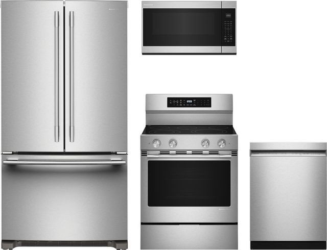 KitchenAid® 4 Piece Stainless Steel Electric Kitchen Package-0