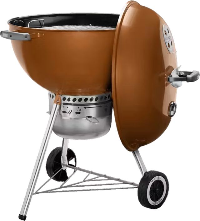 Weber® Original Kettle™ Series 27" Copper Freestanding Charcoal Grill-1