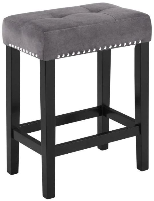 New Classic® Home Furnishings Celeste 4-Piece Black/Gray Bar Dining Set-3