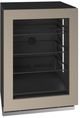 U-Line® Home Collection 24" 5.1 Cu. Ft. Panel Ready Refrigerator with Glass Door-1