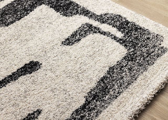 Kalora Interiors Marquis Black/White 5'x8' Area Rug-3