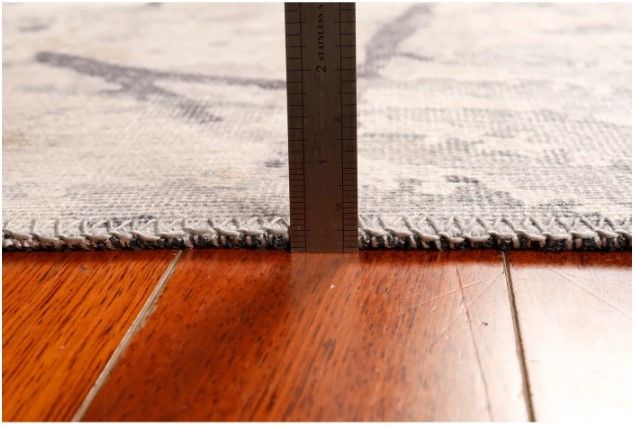 KAS Rugs London Beige/Grey Foliage 5'x8' Area Rug-3