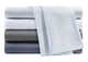 Olliix by Clean Spaces Charcoal Infused Charcoal Twin Solid Microfiber Sheet Set-1