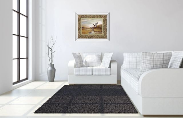 Classy Art Mallards by Ruanne Manning and Mossy Oak Native Mirror Framed Wall Art-3