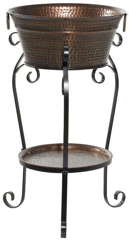 Deco Marche Copper Scroll Ice Bucket-0