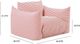 TOV Furniture Saint Tropez Red Fabric Indoor/Outdoor Armchair-2