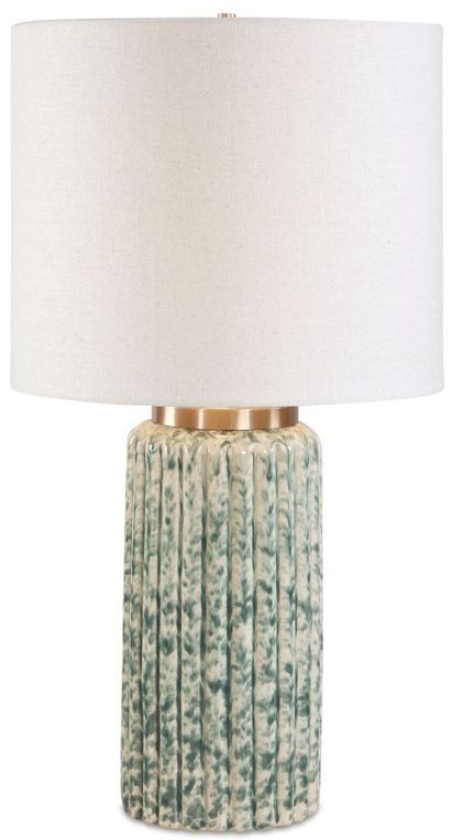 Uttermost® Hensley Ivory/Moss Green Table Lamp-4