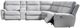 Signature Design by Ashley® Social Pointe 6-Piece Ash/Pearl L-Shape Power Reclining Sectional with with Storage Console-0