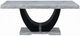ACME Furniture Caralin Gray Rectangular Dining Table with Black Base-3