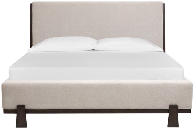 Magnussen Home® Tauren Beige/Coffee Bean Brown King Upholstered Panel Bed-2