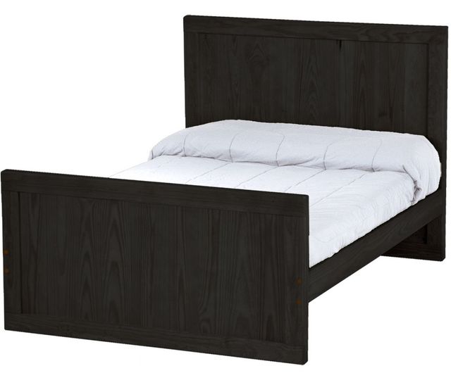 Crate Designs™ Furniture Espresso Twin Extra-Long Youth Panel Bed-0