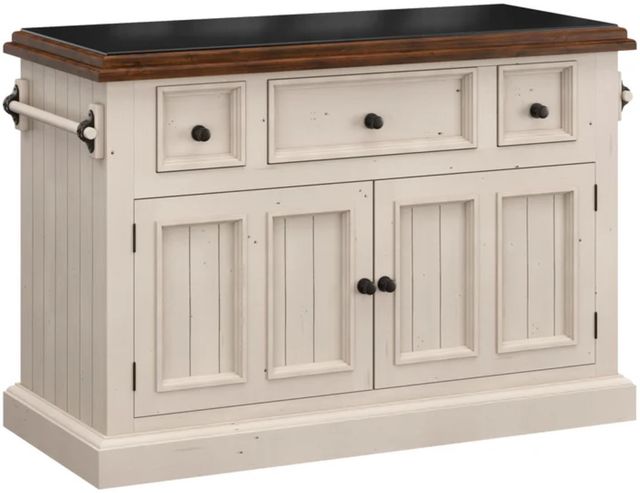 HH2 Home Tuscan Retreat White Kitchen Island-0