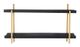 A & B Home Black 2-Tier Shelf-1