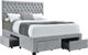 Coaster® Soledad Light Grey Upholstered Queen Storage Bed-0