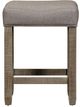 Liberty Furniture Parkland Falls Oatmeal/Weathered Taupe Upholstered Console Stool-0