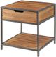Olliix by Madison Park Natural/Graphite Hudson End Table-2