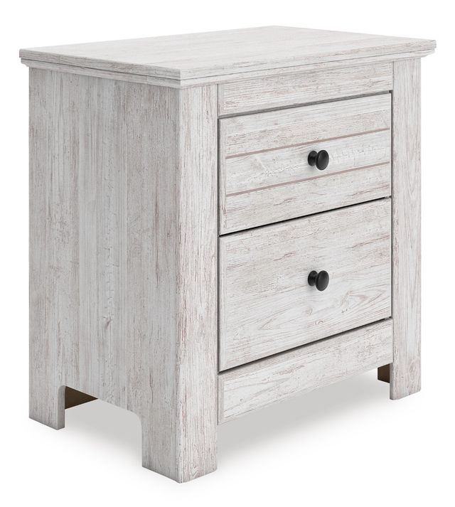 Signature Design by Ashley® Makidern Whitewash Nightstand-0