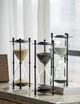 A & B Home Black/Black Hourglass in Stand-4