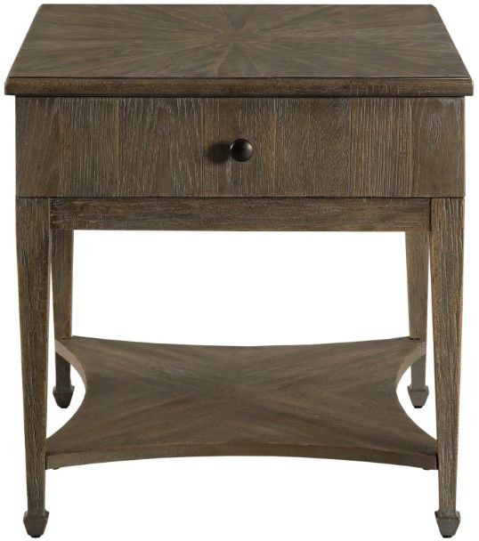 Hammary® Emporium Carmine Shadow End Table-3