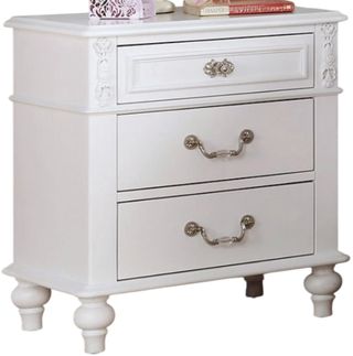 Furniture of America® Belva White Nightstand