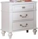 Furniture of America® Belva White Nightstand-0