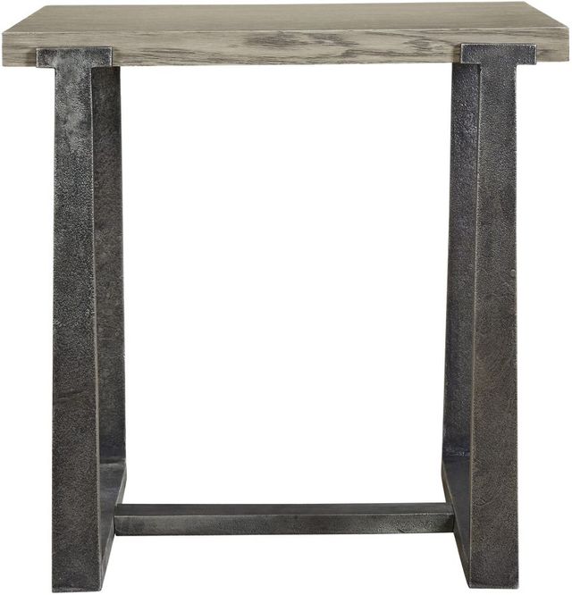 Signature Design by Ashley® Dalenville Gray End Table-2