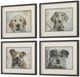 Uttermost® Dog Days 4-Piece Framed Print Art Set-3