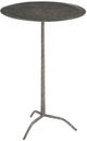 Bassett Mirror Silas Silver Accent Table with Nickel Base-0
