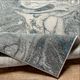 Surya Impulse Gray/Deep Teal 4'x6' Area Rug-3