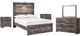 Signature Design by Ashley® Drystan 5-Piece Brown Rustic Full Panel Bed Set-0