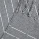 A & B Home Gray Striped Throw Blanket-4