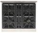 Kucht Professional KFX Series 30" Stainless Steel Pro Style Natural Gas Range with True Simmer Burners-4