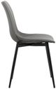 Armen Living Monte Black/Gray Dining Side Chair-4