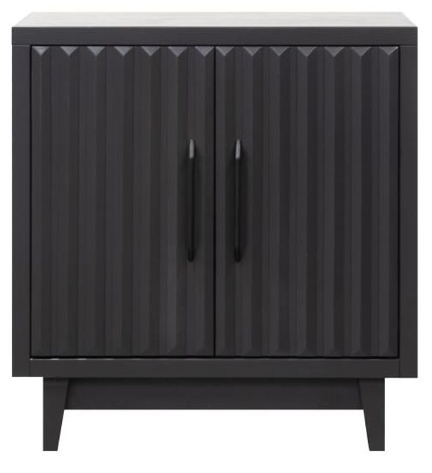 Legends Home Radiance Seal Skin Black 2-Door Cabinet-3