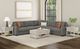 Elements International Wagner 3-Piece Almond Occasional Table Set-1
