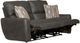 Catnapper® Dorian Charcoal/Nutmeg Power Reclining Loveseat-5