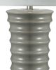 A & B Home Glossy Gray Table Lamp-2
