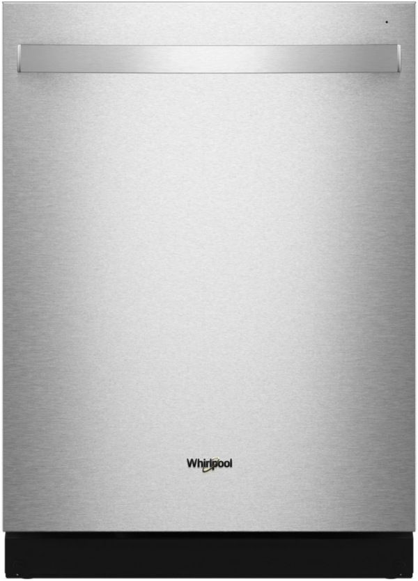 Whirlpool® 24" FingerPrint Resistant Stainless Steel Top Control Built-In Dishwasher with Total Coverage Wash Action-0