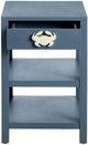 Crestview Collection Crab Island Blue Chairside Table-2