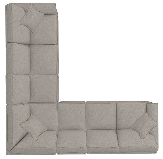 La-Z-Boy® Collins 5-Piece Ash Sectional-3