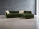 Jonathan Louis International Leon 2-Piece Green L-Shaped Sectional Sofa Chaise-2
