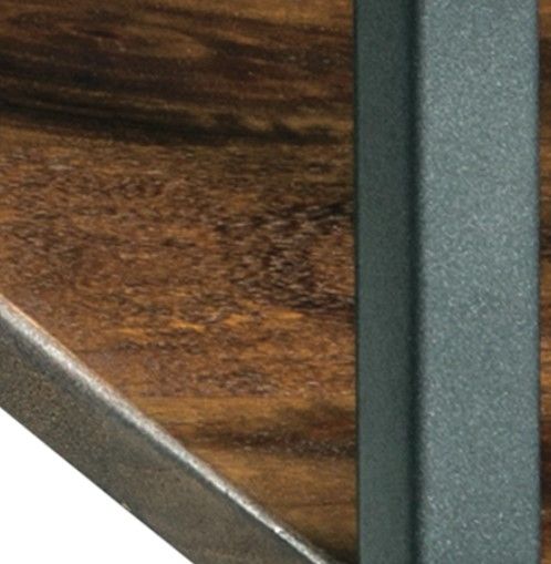 Signature Design by Ashley® Forestmin Natural Accent Table with Black Base -1